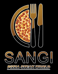 Sangi Pizza Steak World Logo